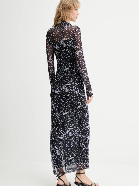 Karl Lagerfeld Jeans sukienka kolor czarny maxi dopasowana A4W13008 - zdjęcie produktu nr 2