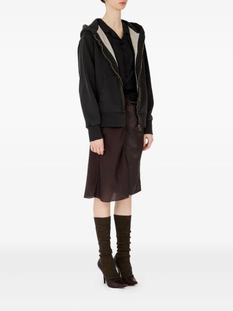 Maison Margiela zip-up hoodie - Grey - zdjęcie produktu nr 2