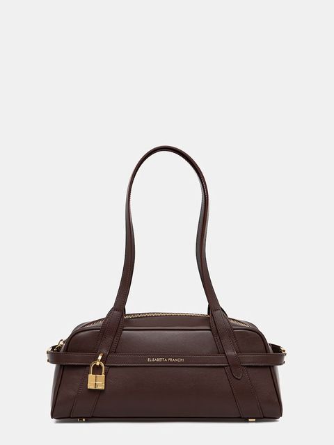 Elisabetta Franchi torebka bagietka damska skórzana - zdjęcie produktu nr 1