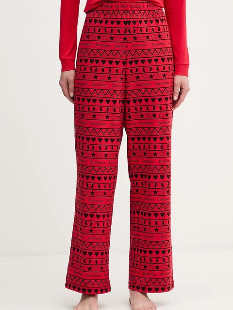 Juicy Couture piżama damska kolor czerwony JCYPJ126851