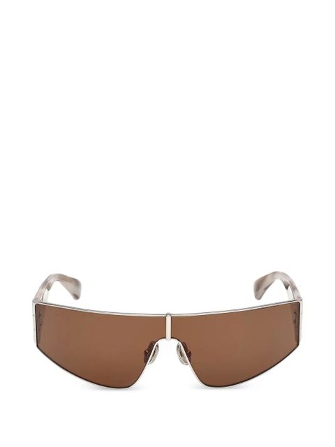 Max Mara Eyewear mask-shape sunglasses - Silver - zdjęcie produktu nr 1