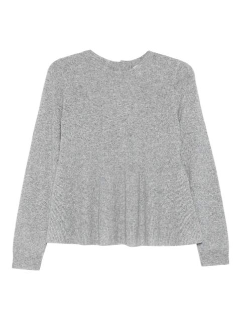 Ba&Sh peplum knitted top - Grey - zdjęcie produktu nr 1