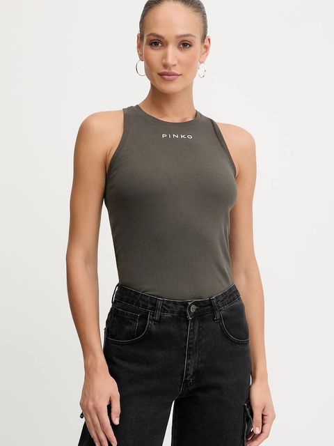 Pinko top kolor zielony 100822 A2RC - zdjęcie produktu nr 1