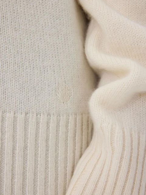 LouLou de Saison Baltra ribbed-hem cashmere sweater - White