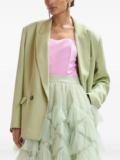 Essentiel Antwerp smocked-back tube top - Pink