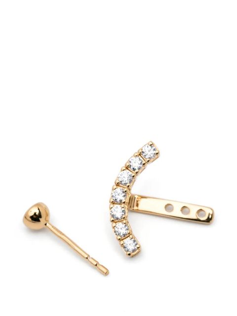 Missoma tennis Jacket stud earrings - Gold - zdjęcie produktu nr 2