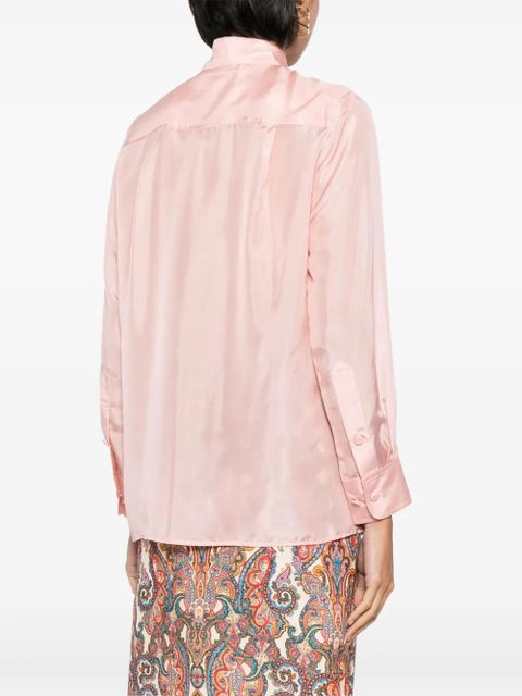 ZIMMERMANN Halliday silk shirt - Pink