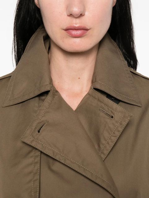 Max Mara double-breasted belted coat - Green