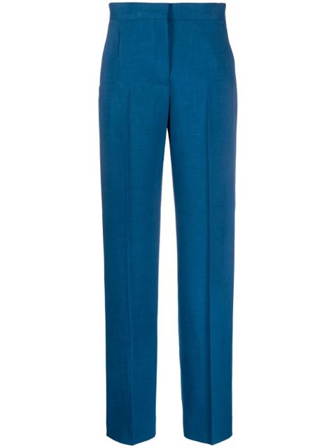 Tory Burch tailored melange trousers - Blue - zdjęcie produktu nr 1