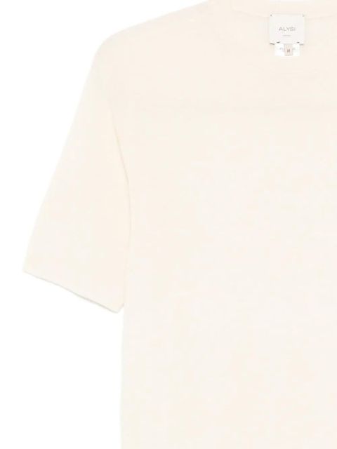 Alysi round-neck short-sleeve T-shirt - Neutrals