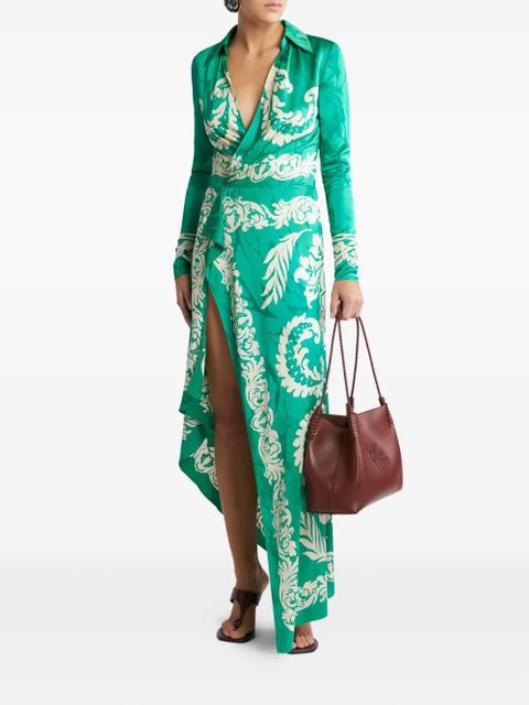 ETRO wrap dress - Green - zdjęcie produktu nr 2