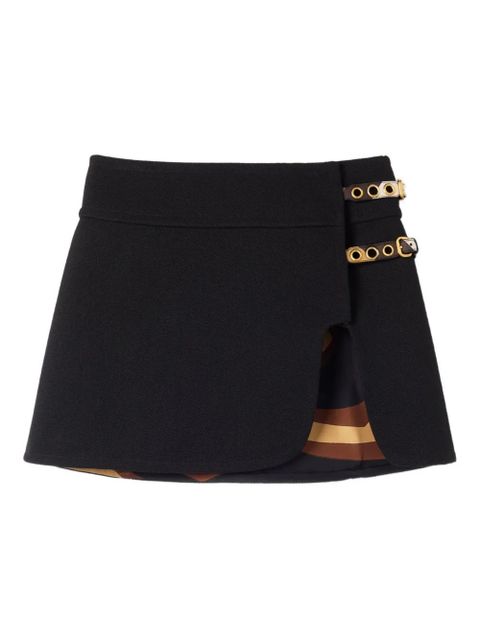 PUCCI buckle-detailed mini skirt - Black - zdjęcie produktu nr 1