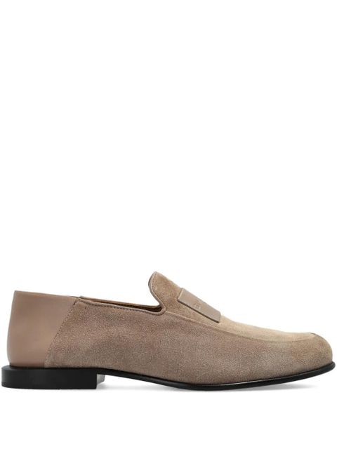 Givenchy Label suede loafers - Neutrals - zdjęcie produktu nr 1
