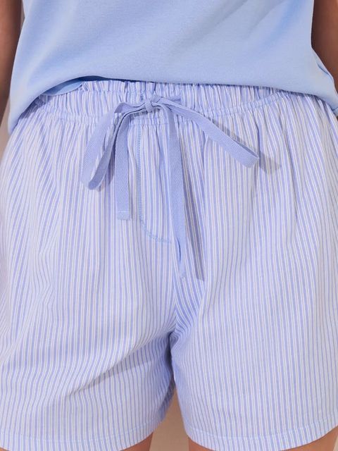 women'secret piżama bawełniana damska kolor niebieski bawełniana 3599220