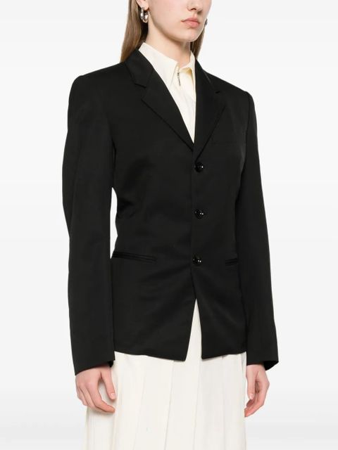 LEMAIRE tailored single-breasted blazer - Black