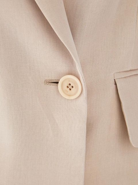 Max Mara double-breasted peak-lapel blazer - Neutrals