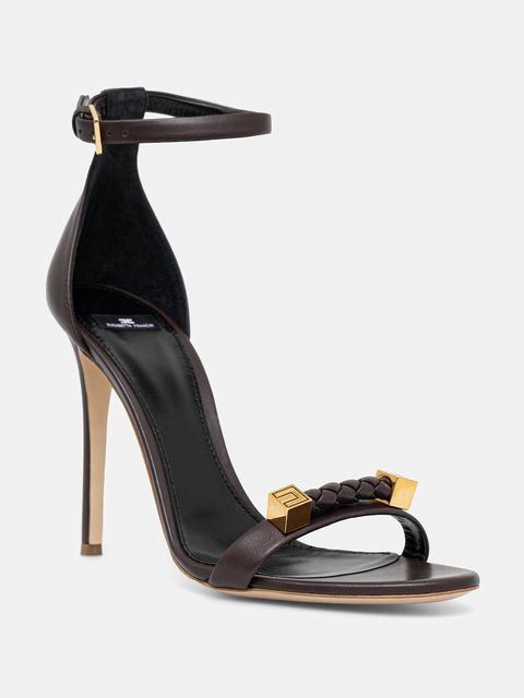 Elisabetta Franchi sandały skórzane - zdjęcie produktu nr 1