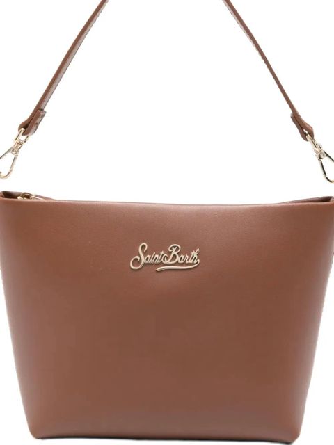 MC2 Saint Barth Aline hammered leather tote bag - Brown