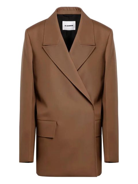 Jil Sander wool blazer - Brown - zdjęcie produktu nr 1