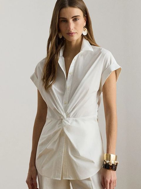 Lauren Ralph Lauren koszula damska bawełniana - zdjęcie produktu nr 1