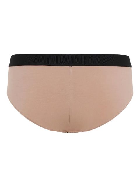 TOM FORD logo-lettering thongs - Neutrals - zdjęcie produktu nr 2