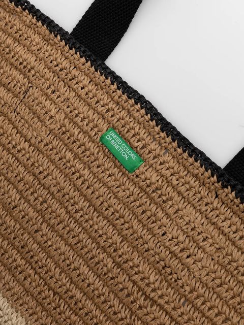 United Colors of Benetton torebka kolor beżowy 61LB1Y01W