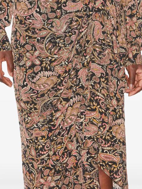 MARANT ÉTOILE Zaine midi skirt - Black