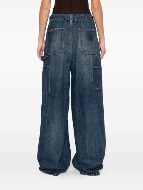 Maison Margiela panelled trousers - Blue - zdjęcie produktu nr 2