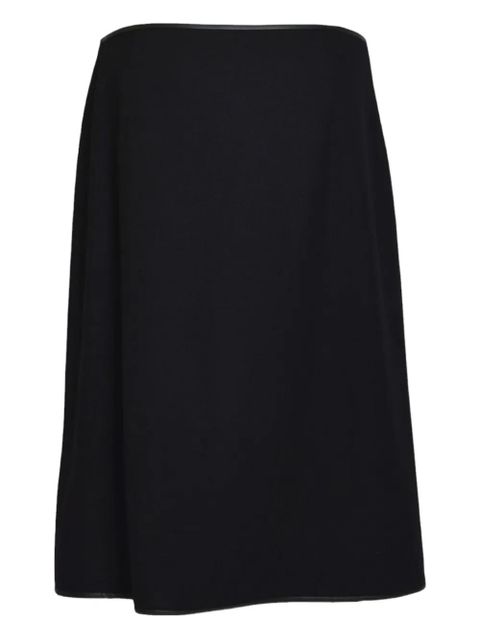 Jil Sander zip midi skirt - Black - zdjęcie produktu nr 2