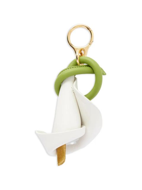 LOEWE flower charm keyring - White - zdjęcie produktu nr 1