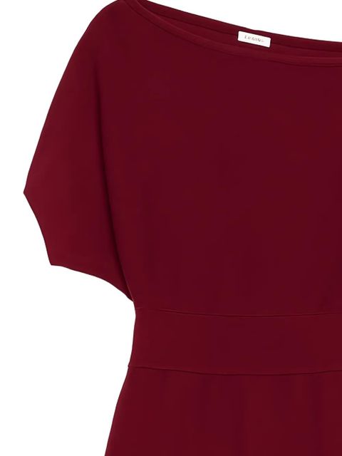 Simkhai Shania boat neck mini dress - Red