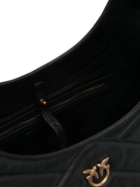 PINKO chevron-quilted tote bag - Black