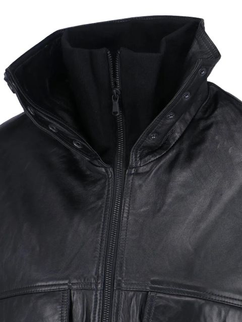 The Frankie Shop Carnaby leather jacket - Black