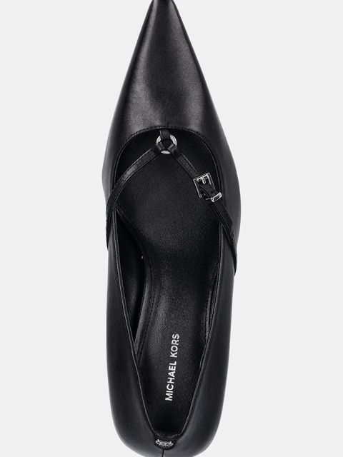 MICHAEL Michael Kors szpilki skórzane Selina kolor czarny 40F5SLMP4L.001