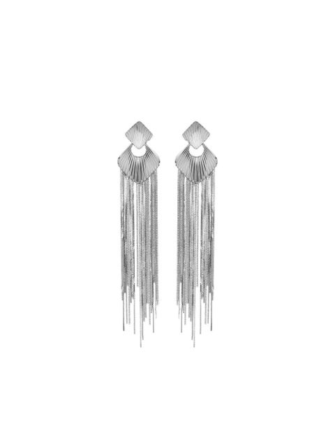 Jennifer Behr Blythe fringed earrings - Silver - zdjęcie produktu nr 1