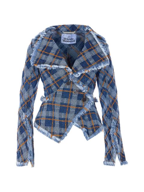 Vivienne Westwood Worth More frayed jacket - Blue - zdjęcie produktu nr 1