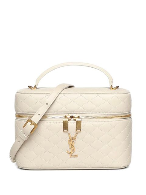 Saint Laurent large Gaby quilted leather vanity bag - Neutrals - zdjęcie produktu nr 1