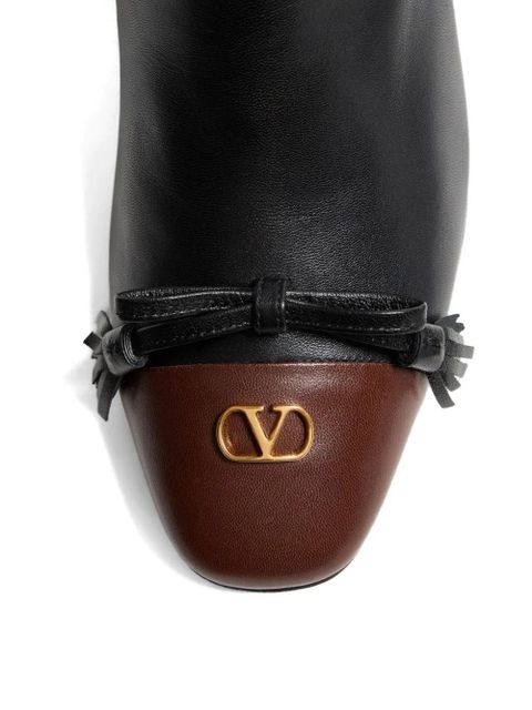 Valentino Garavani Valet Du Roi Kidskin leather ankle boot 60mm - Black