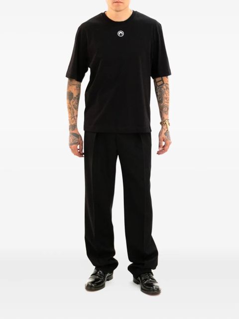 Marine Serre logo T-shirt - Black - zdjęcie produktu nr 2