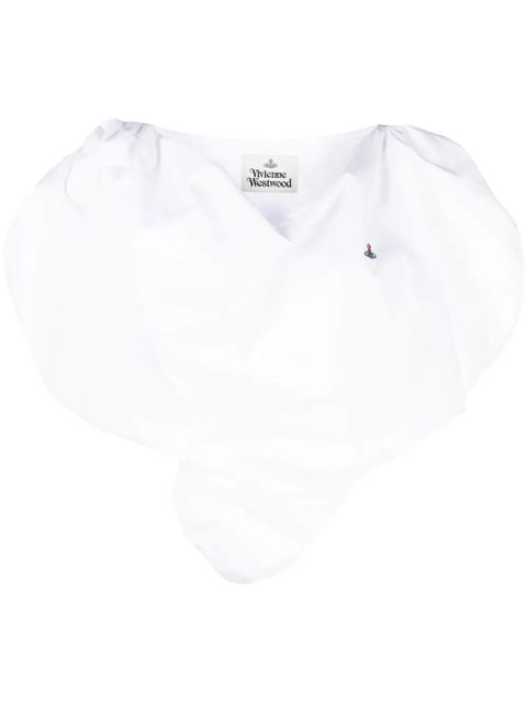 Vivienne Westwood Heart asymmetric top - White - zdjęcie produktu nr 1
