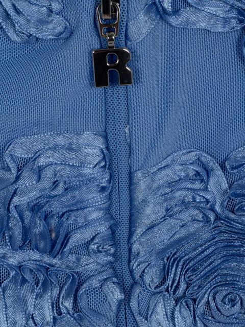 ROTATE BIRGER CHRISTENSEN halterneck floral mini dress - Blue