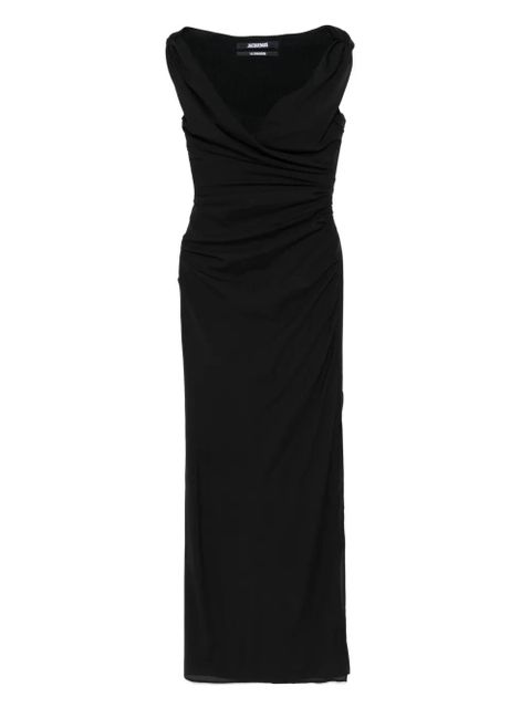 Jacquemus La Robe Rita Longue gown - Black - zdjęcie produktu nr 1