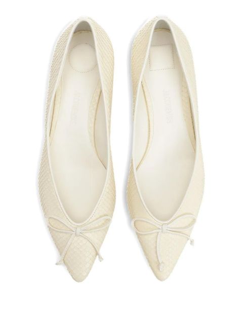 Jacquemus 45mm Tourni pumps - Neutrals