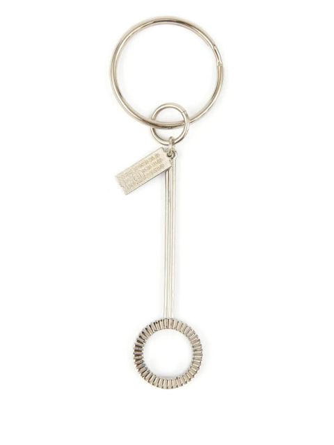 MM6 Maison Margiela charm detailing key rings - Silver - zdjęcie produktu nr 1