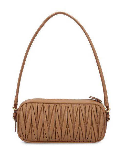 Miu Miu quilted-leather shoulder bag - Brown - zdjęcie produktu nr 2