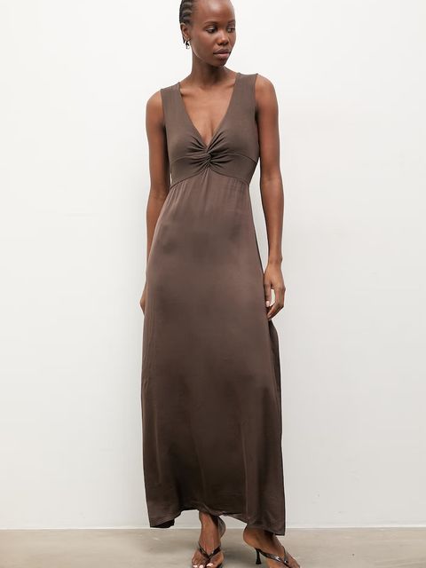 Answear.LAB sukienka z wiskozy - zdjęcie produktu nr 1