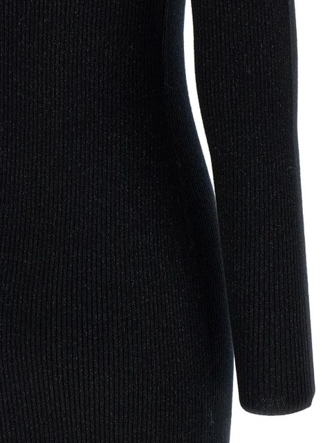 Weekend Max Mara ribbed mock-neck mini dress - Black