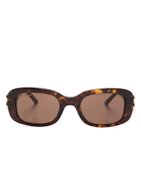 Balenciaga Eyewear Dinasty tortoiseshell rectangle-frame sunglasses - Brown - zdjęcie produktu nr 1