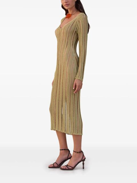 Cult Gaia Espen midi dress - Gold - zdjęcie produktu nr 2