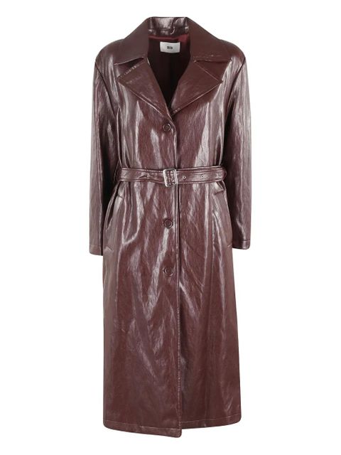 SOLOTRE belted jacket - Brown - zdjęcie produktu nr 1